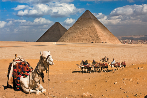 Giza Pyramids and Cairo Egypt Giza Pyramids and Cairo Egypt